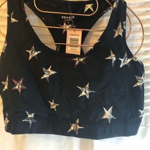 Torrid active star sports bra 1x